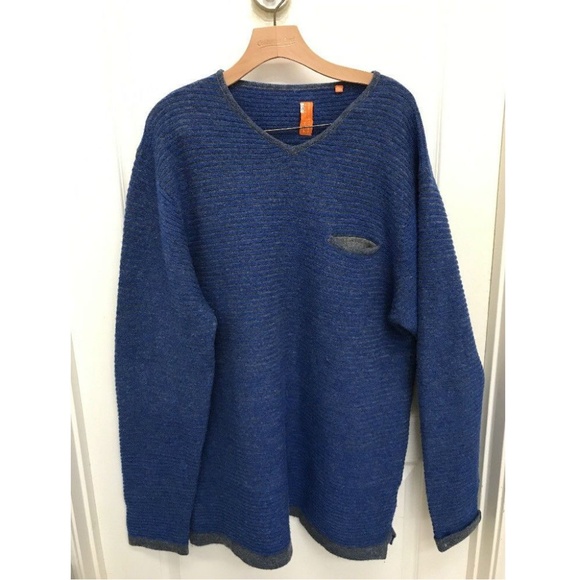 Vertical by robert comstock Men V neck Sweater 3XT - Picture 2 of 6